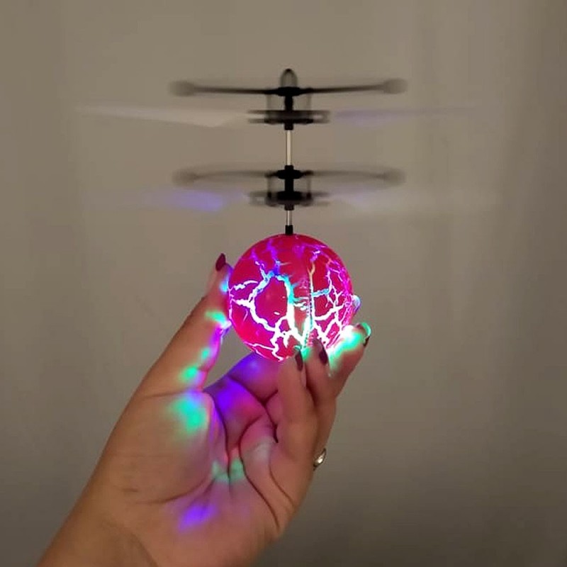 Drone Formato Bola Com Sensor De Aproximação Recarregável