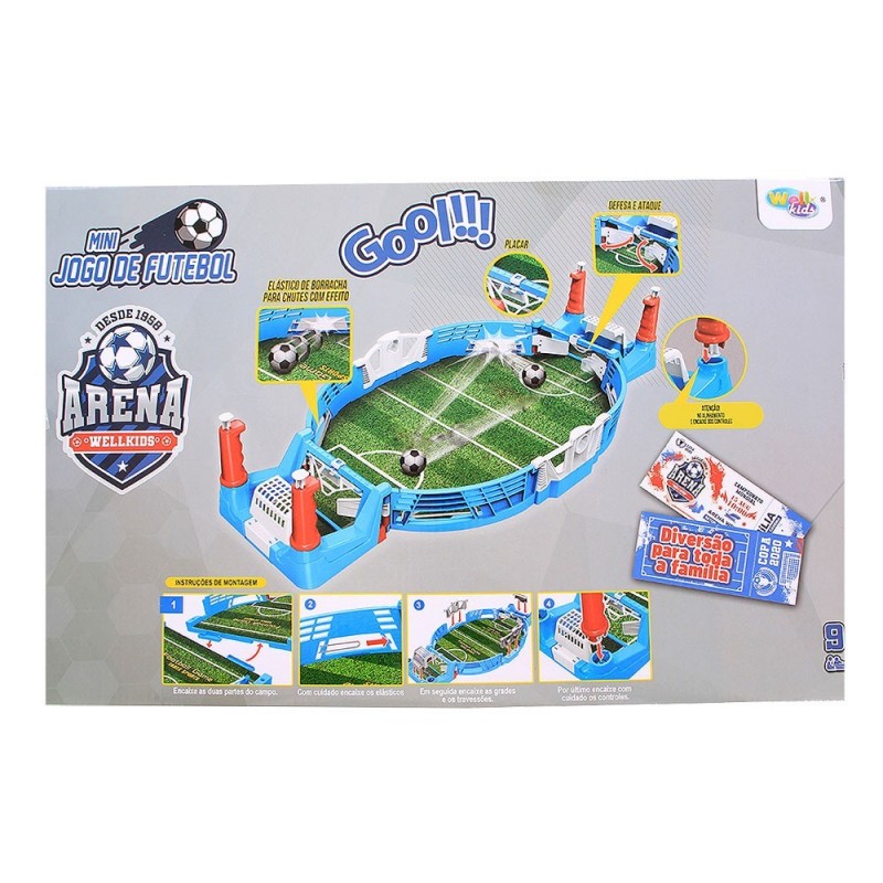 Mini Jogo De Futebol Arena Wellkids Infantil No Atacado
