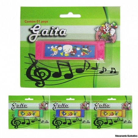Mini Gaita Cores Variadas Infantil No Atacado