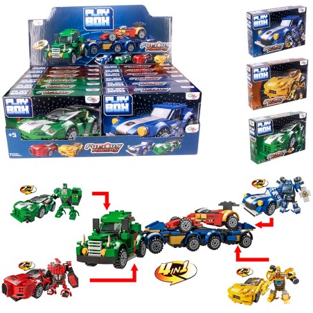 Blocos De Montar Furious Rancing Modelos Variados Infantil