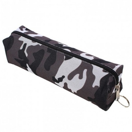Estojo Escolar Universitário Porta Lápis Estampa Camuflada