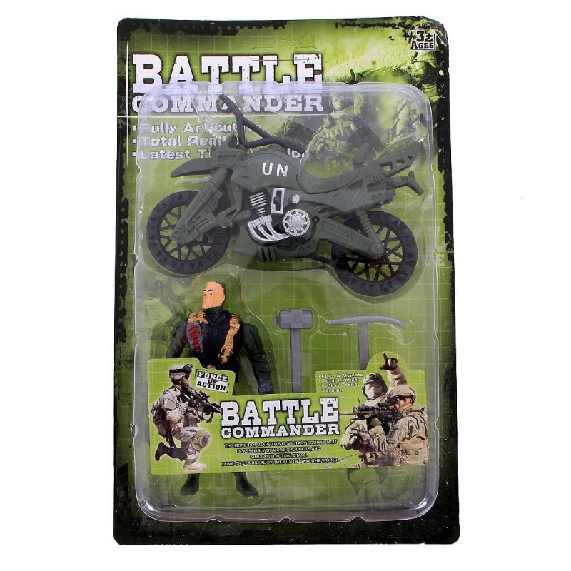 Kit Militar Acessórios Battle Commander Infantil Atacado 
