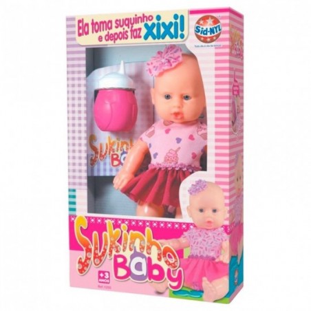 Boneca Suquinho Baby Com Mamadeira Infantil