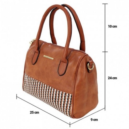 Bolsa Mini Totem Feminina Tresse Alça Dupla Relevo