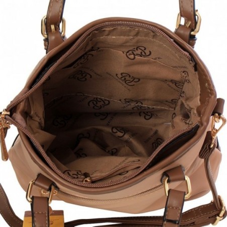 Bolsa Feminina Ombro Mini Totem Alça Dupla Em Alto Relevo