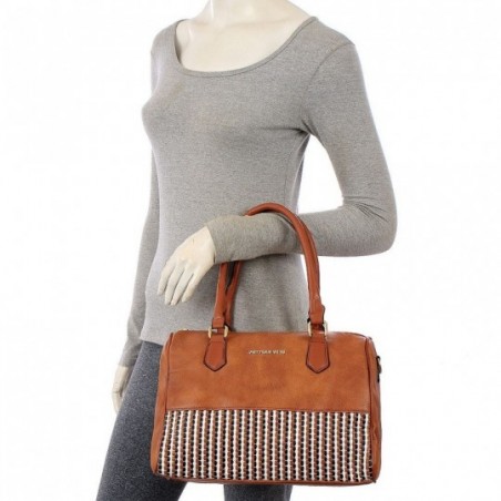 Bolsa Feminina Totem Grande Em Alto Relevo Tresse Colorido 
