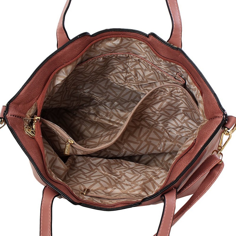 Bolsa Feminina Satchel Luxo Em Tressê Colorido Com Pingente