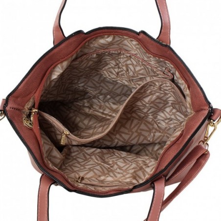 Bolsa Feminina Satchel Luxo Em Tressê Colorido Com Pingente