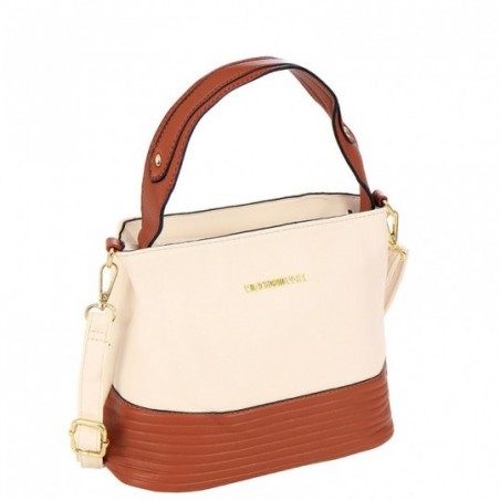 Bolsa Feminina De Mão Com Tresse Uma Alça E Duas Repatições