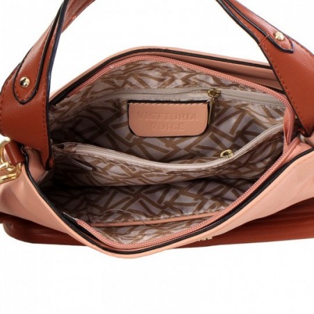 Bolsa Feminina De Mão Com Tresse Uma Alça E Duas Repatições