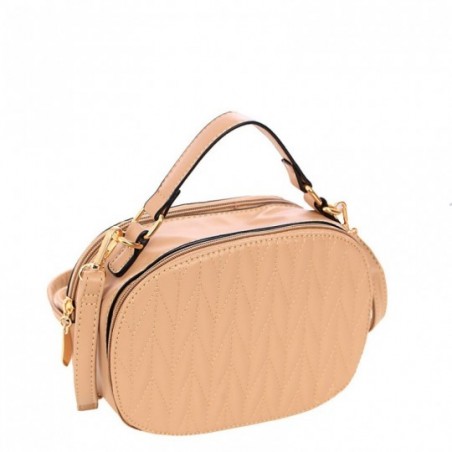 Bolsa Feminina De Mão Em Matelassê Com Duas Repartições