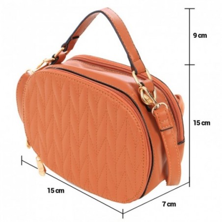 Bolsa Feminina De Mão Em Matelassê Com Duas Repartições