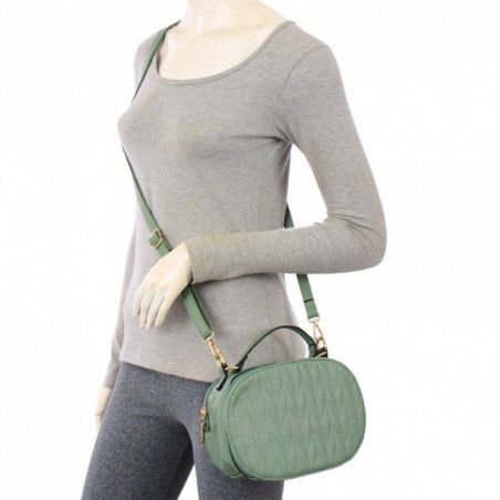 Bolsa Feminina De Mão Em Matelassê Com Duas Repartições