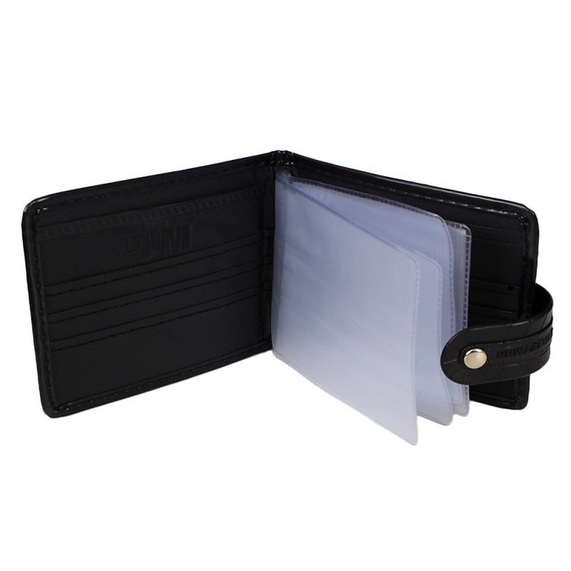 Carteira Masculina Lisa Com Fecho Porta Moeda Externo

