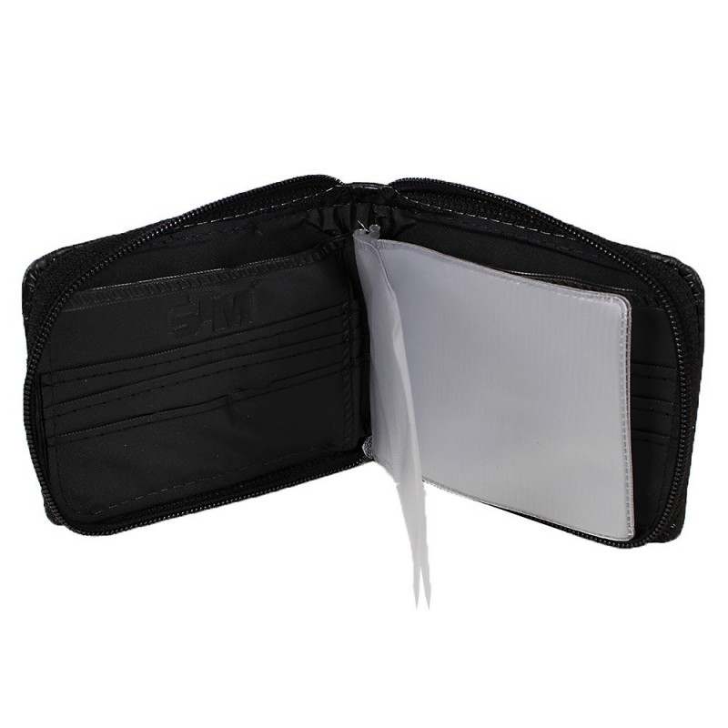 Carteira Masculina  Vintage Porta Moedas Externo Fecho Zíper
