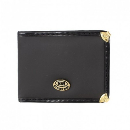 Carteira Masculina Mini Slim Lisa Porta Cartões Sem Fecho