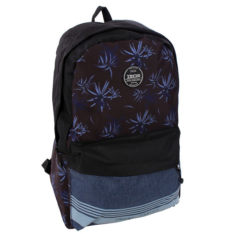 Mochila Masculina Escolar Juvenil Com Estampa Tropical
