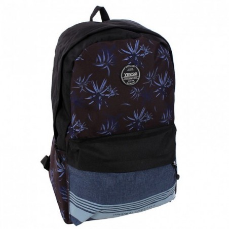 Mochila Masculina Escolar Juvenil Com Estampa Tropical