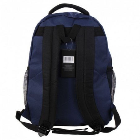 Mochila Masculina Sports Espaçosa Bicolor Detalhes Telados