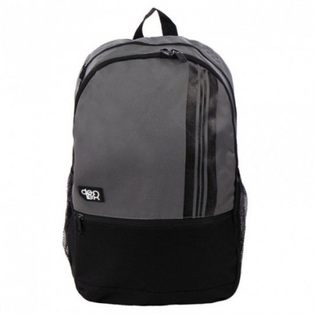 Mochila Masculina Escolar Detalhe Listra Com Bolso Frontal