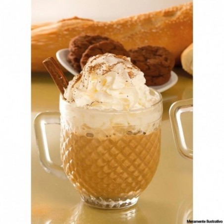 Xícara Barroco Café C/ Leite De Vidro 375 Ml Wheaton 