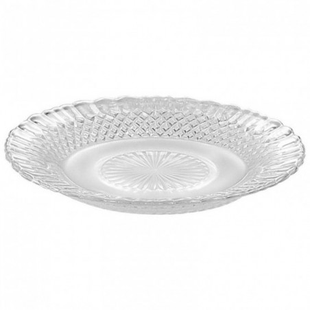 Prato Redondo E Raso De Vidro Barroco Wheaton 22Cm