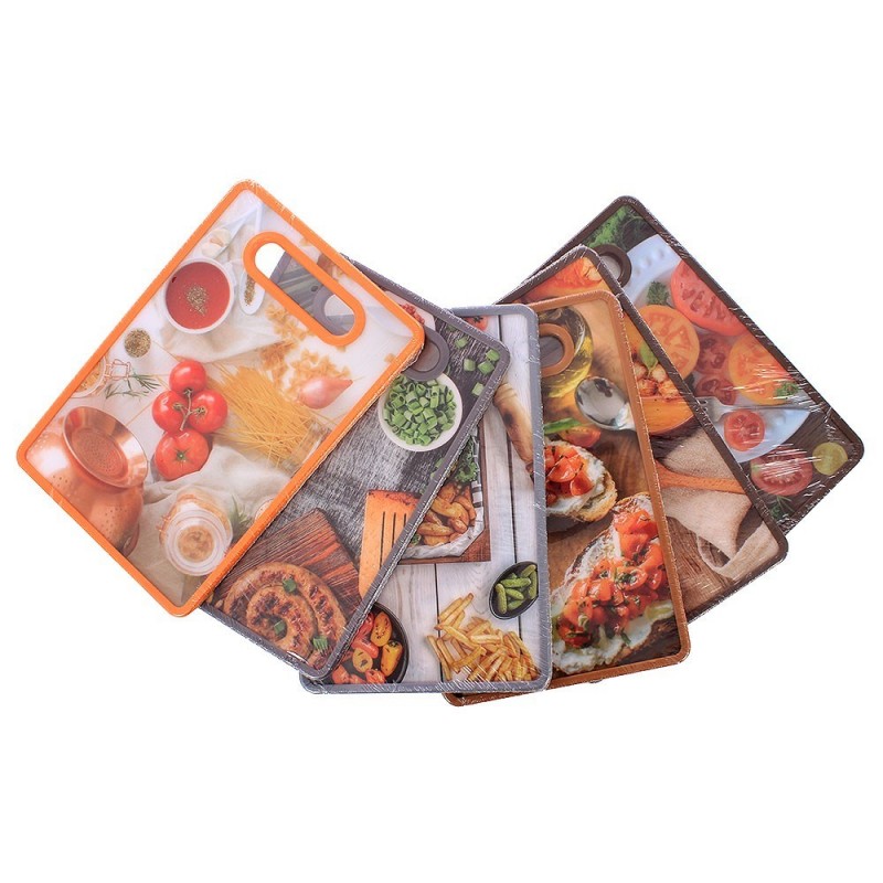 Tábua Retangular De Carne Ou Uso Geral Estampada 30cm x 20CM