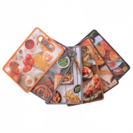 Tábua Retangular De Carne Ou Uso Geral Estampada 30cm x 20CM