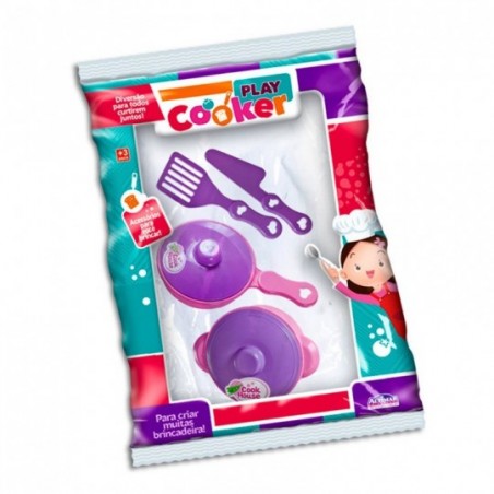 Kit Panelinhas Com 4 Peças De Brinquedo Infantil Altimar