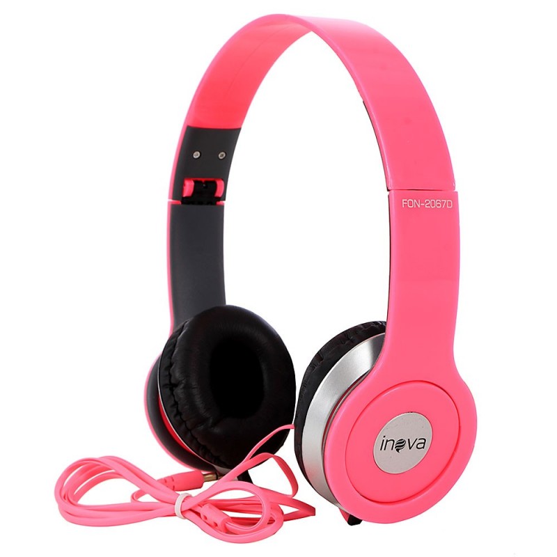 Fone De Ouvido Headphone Com Fio E Microfone Inova