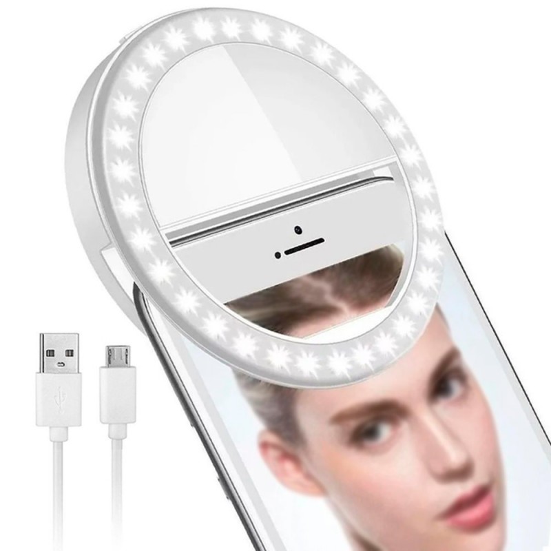 Ring Light Selfie Para Celular Três Potências Anel De Luz