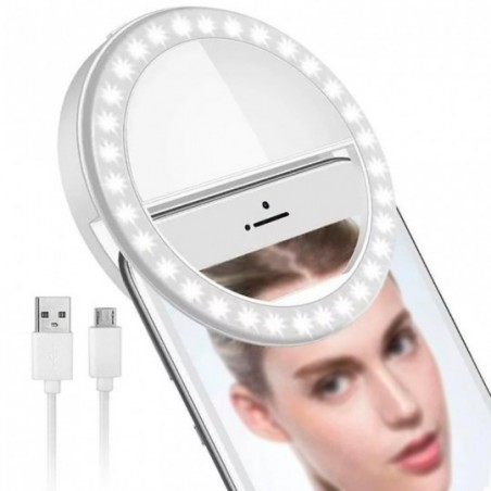 Ring Light Selfie Para Celular Três Potências Anel De Luz