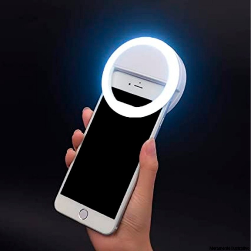 Ring Light Selfie Para Celular Três Potências Anel De Luz