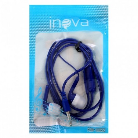 Fone De Ouvido Super Bass Silicone Com Microfone Inova