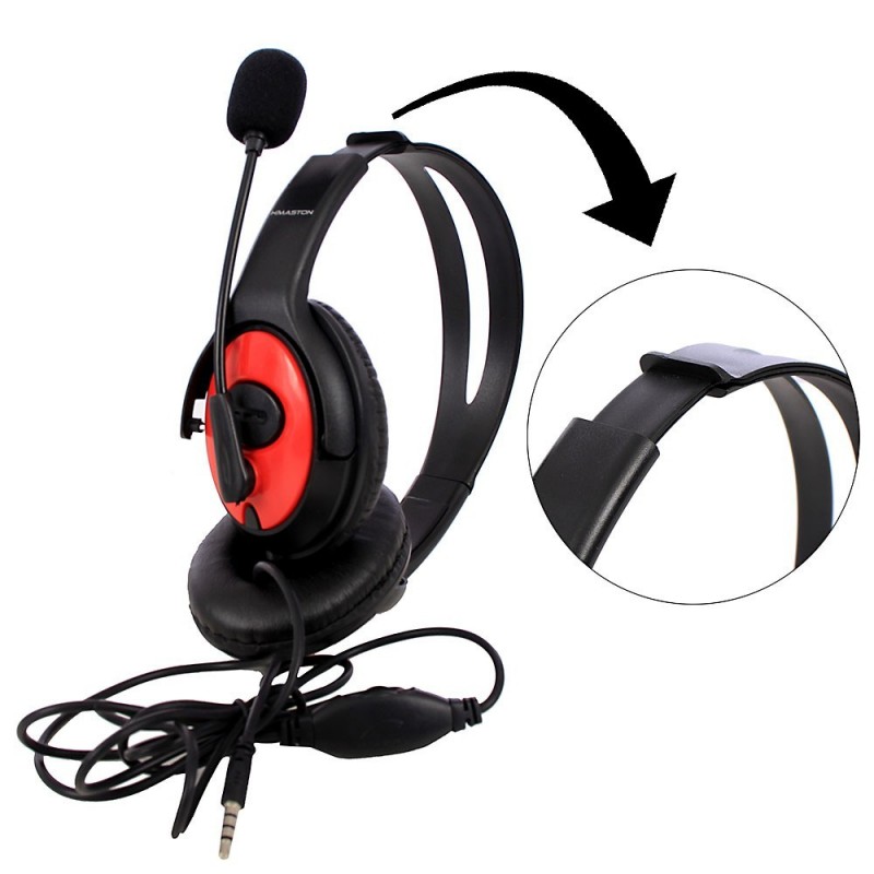 Fone De Ouvido Headset Games Com Fio E Microfone