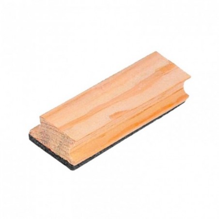 Apagador De Lousa Retangular 4 Cm x 13 Cm Uso Escolar