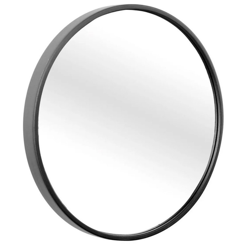 Espelho Decorativo Redondo De Pendurar Com Moldura 53 cm