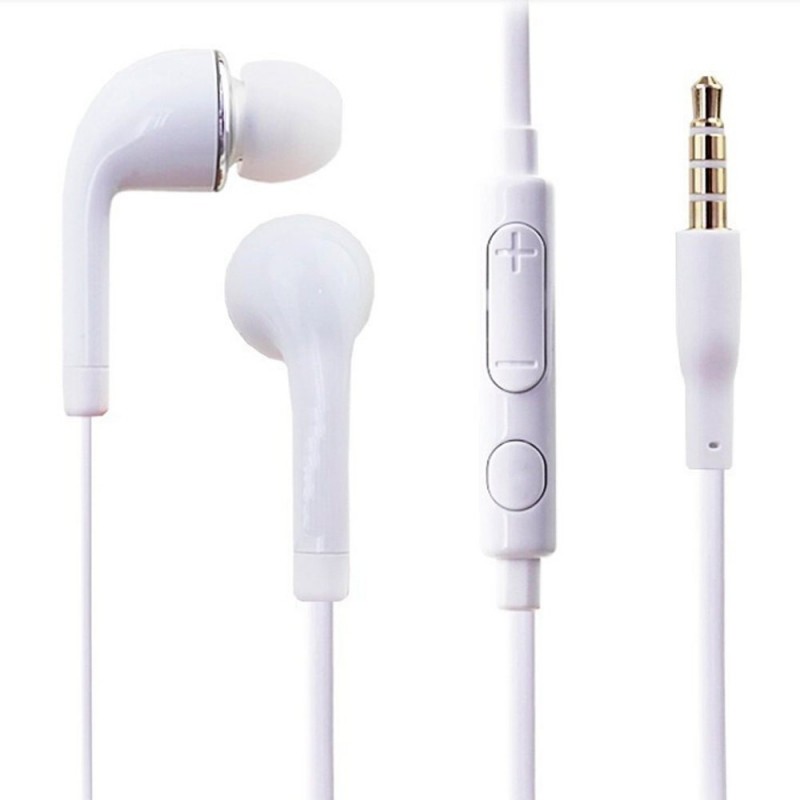 Fone De Ouvido Com Silicone Microfone E Botão De Volume