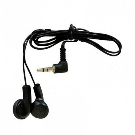 Fone De Ouvido Preto De Silicone Unissex