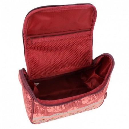 Necessaire Feminina Estampada Para Viagem Com Alça De Mão
