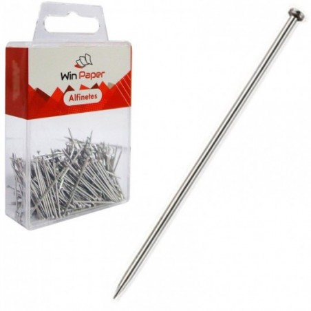 Kit Alfinetes Metal 300 Peças No Estojo