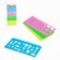 Kit Com 4 Réguas Para Desenho De Plástico