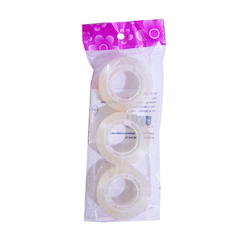 Kit 3 Unidades De Fitas Adesivas Transparente