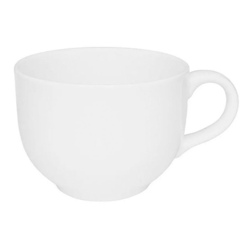 Caneca Jumbo Melamina Branca 650 Ml