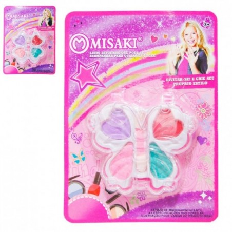 Estojo De Maquiagem Borboleta Infantil Meninas