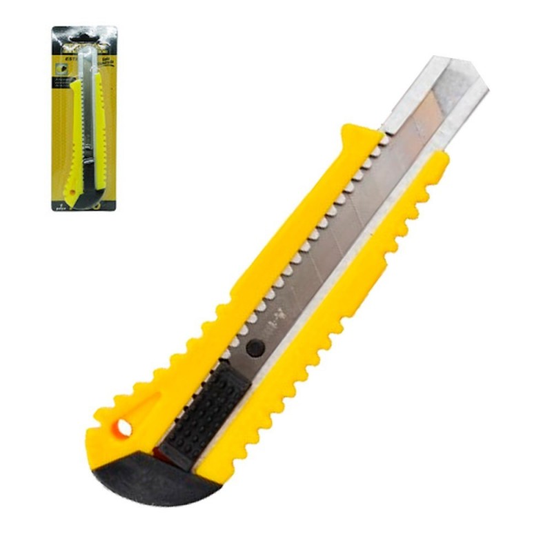 Estilete Colorido Lâmina 0,5mm Com Trilho
