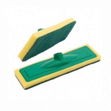 Esponja Abrasiva De Limpeza Geral Com Base Plástica 23 cm