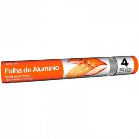 Rolo Folha De Alumínio 4 M x 30 cm