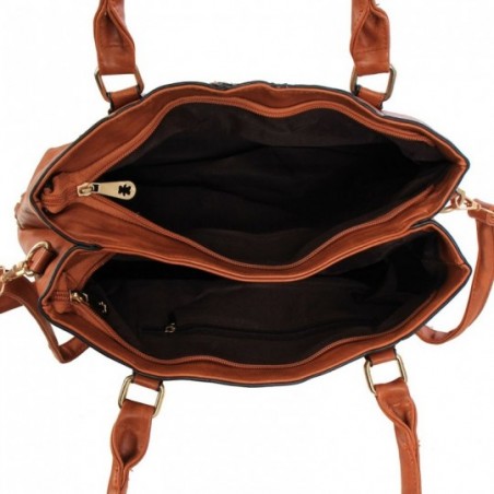 Bolsa Feminina Totem Com Tressê E Tassel