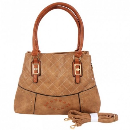 Bolsa Totem Feminina Com Matelassê Tachas E Tressê